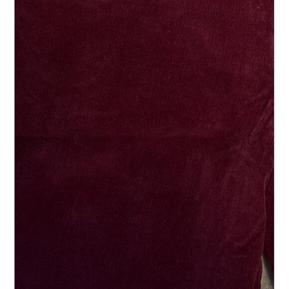 Bum Equipment Ladies Corduroy Jeans In Burgundy Size 16 Petite - Picture 4 of 9